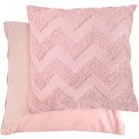 Newton Zig Zag Cushion Cover - Blush Pink