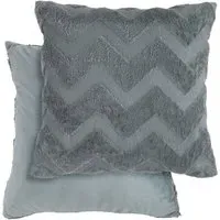 Newton Zig Zag Cushion Cover - Charcoal