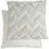 Newton Zig Zag Cushion Cover - White