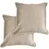 Plush Velvet Cushion Cover - Cream