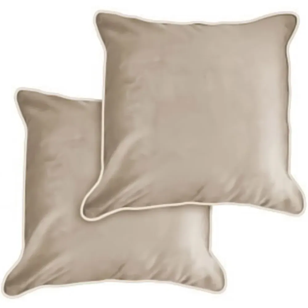 Plush Velvet Cushion Cover - Cream