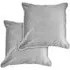Plush Velvet Cushion Cover - Grey