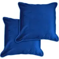 Plush Velvet Cushion Cover - Navy