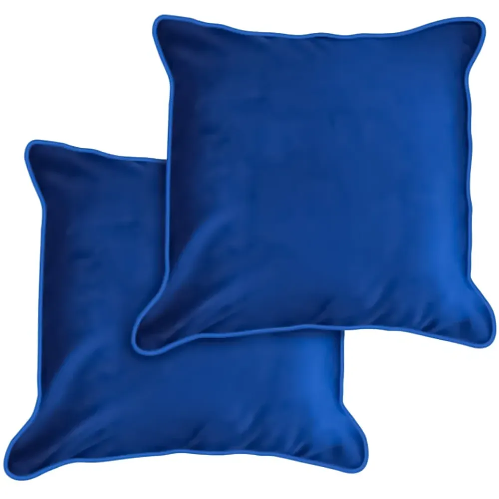 Plush Velvet Cushion Cover - Navy