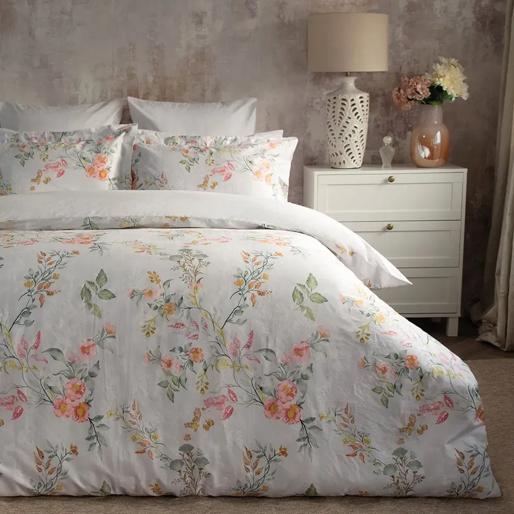 Rieva King Size Floral Duvet Cover Set - Multi, Cotton