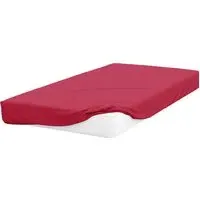 Serene Super King Fitted Bed Sheet - Red