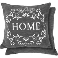 Simply Home Square Cushion Cover - Charcoal