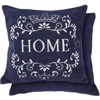 Simply Home Square Cushion Cover - Navy
