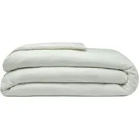 Single Duvet Cover - Green, Brushed Cotton