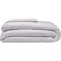 Single Duvet Cover - Grey, Brushed Cotton