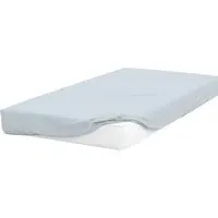 Single Fitted Bed Sheet - Duck Egg, Cotton Polyester