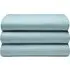 Single Flat Bed Sheet - Blue, Brushed Cotton