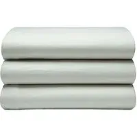 Single Flat Bed Sheet - Green, Brushed Cotton