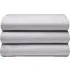 Single Flat Bed Sheet - Grey, Brushed Cotton