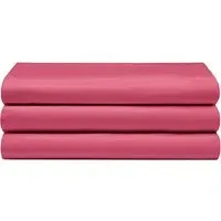 Single Flat Bed Sheet - Red