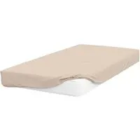 Small Single Fitted Bed Sheet - Cream, Cotton Polyester