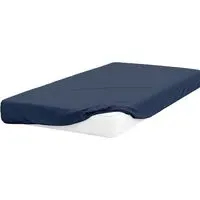Small Single Fitted Bed Sheet - Navy, Cotton Polyester