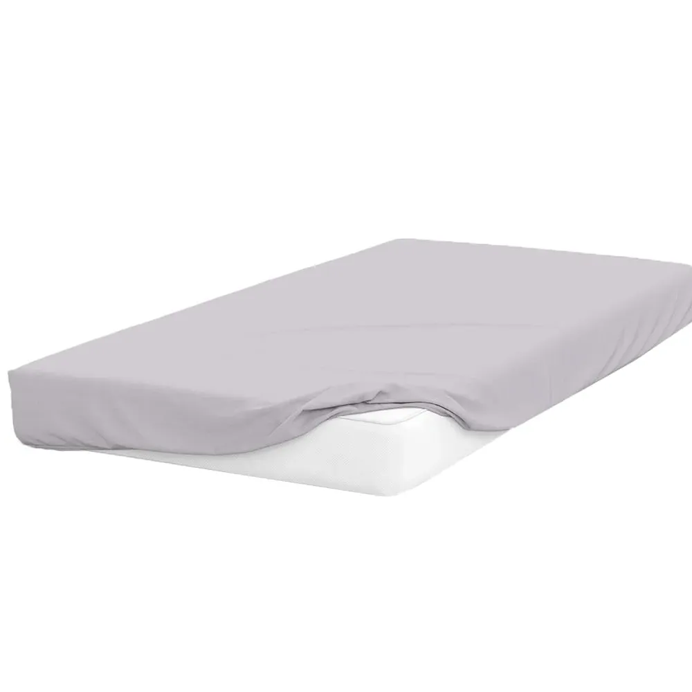 Super King Deep Fitted Bed Sheet - Cloud, Cotton Polyester