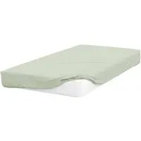 Super King Deep Fitted Bed Sheet - Green, Cotton Polyester