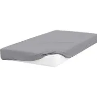Super King Deep Fitted Bed Sheet - Grey, Cotton Polyester