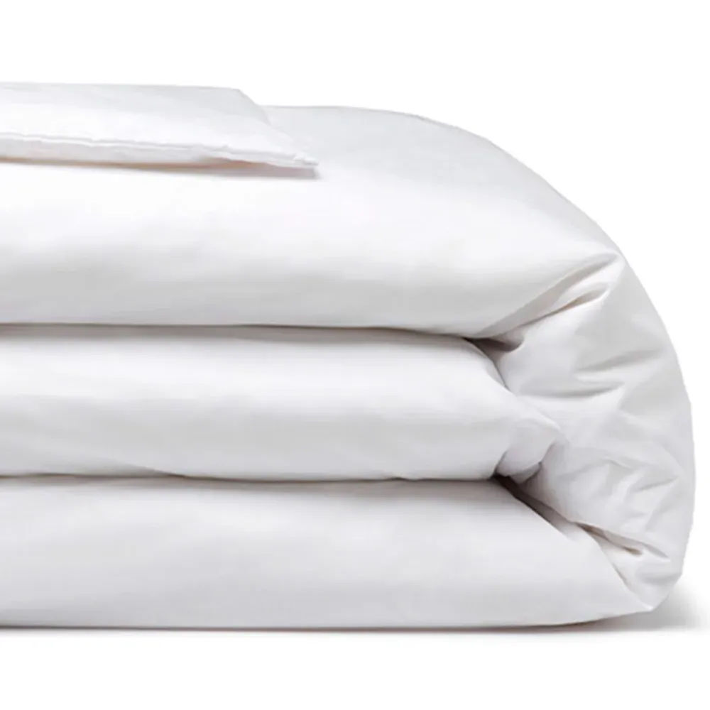 Super King Duvet Cover - White, Cotton Polyester