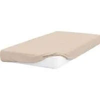 Super King Fitted Bed Sheet - Cream, Cotton Polyester