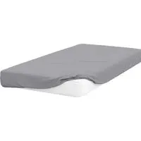 Super King Fitted Bed Sheet - Grey, Cotton Polyester