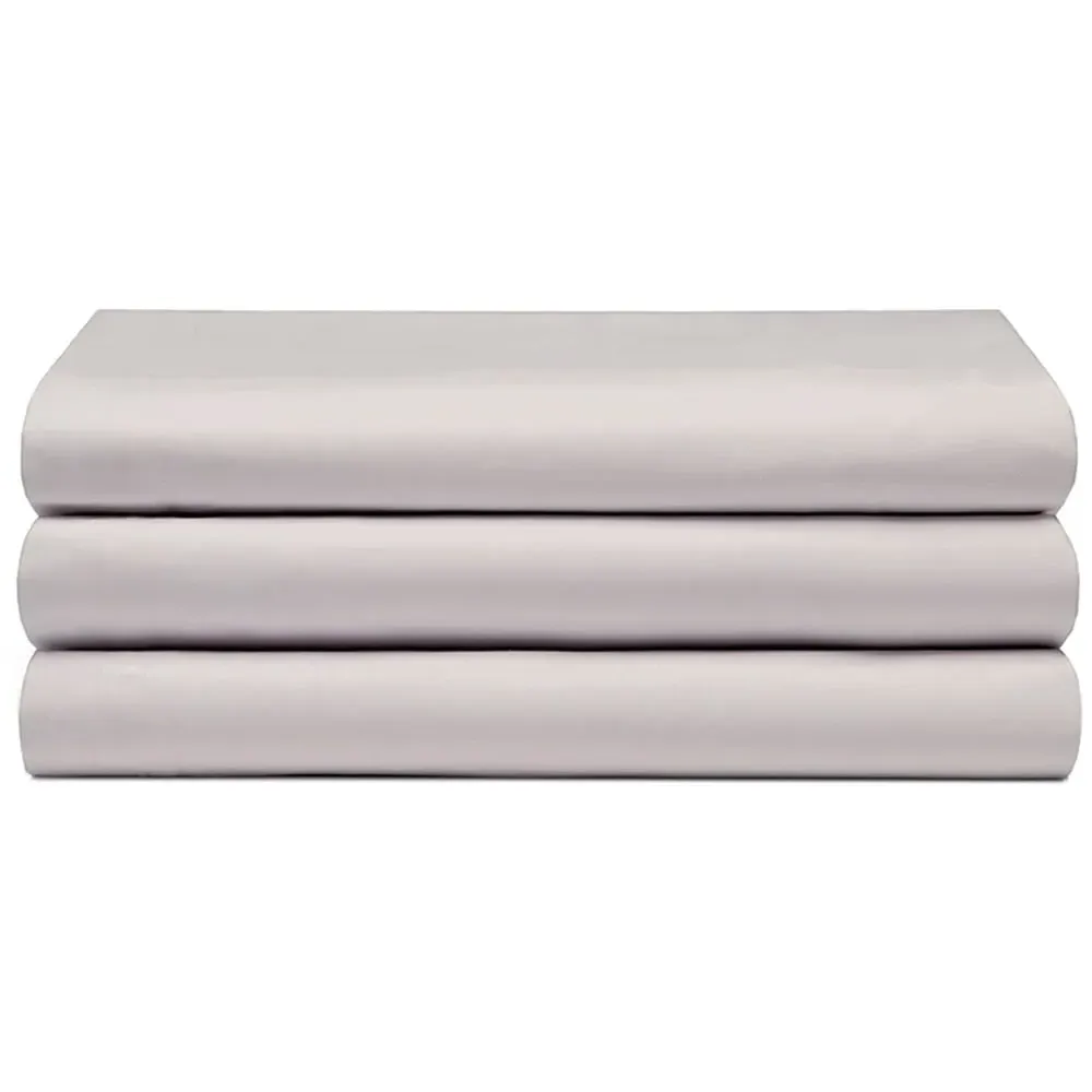 Super King Flat Bed Sheet - Ivory