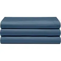 Super King Flat Bed Sheet - Navy