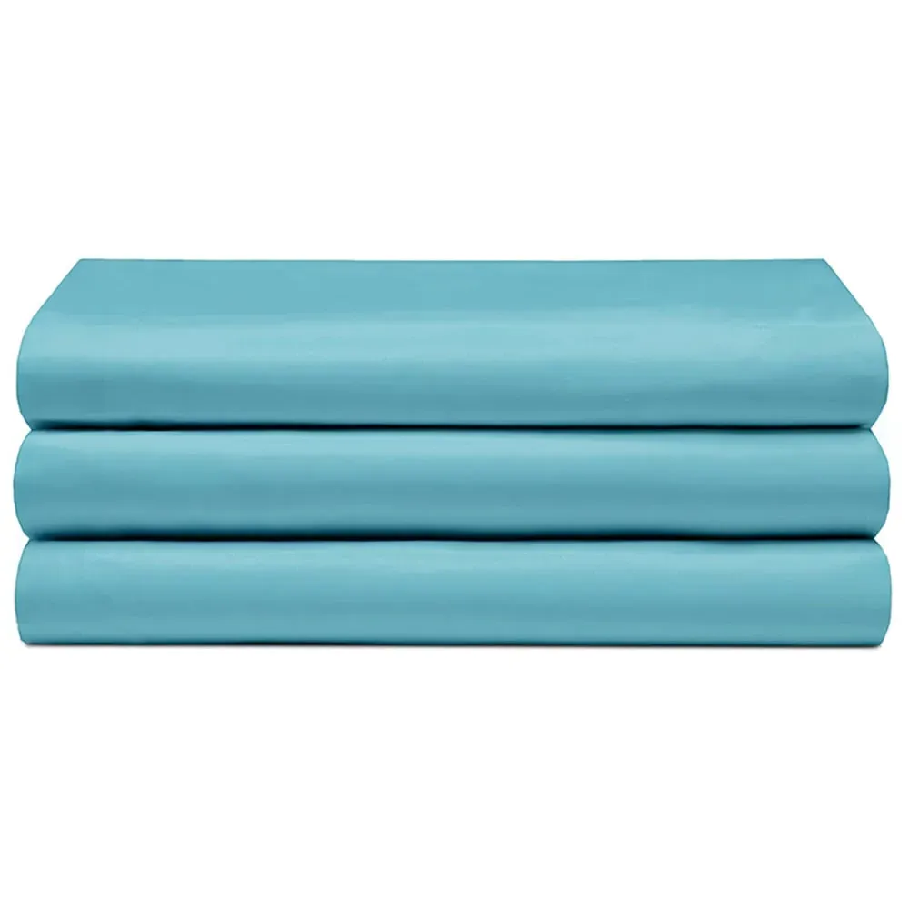 Super King Flat Bed Sheet - Teal