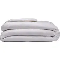 Super King Size Duvet Cover - Grey, Brushed Cotton