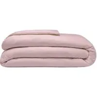 Super King Size Duvet Cover - Pink, Brushed Cotton