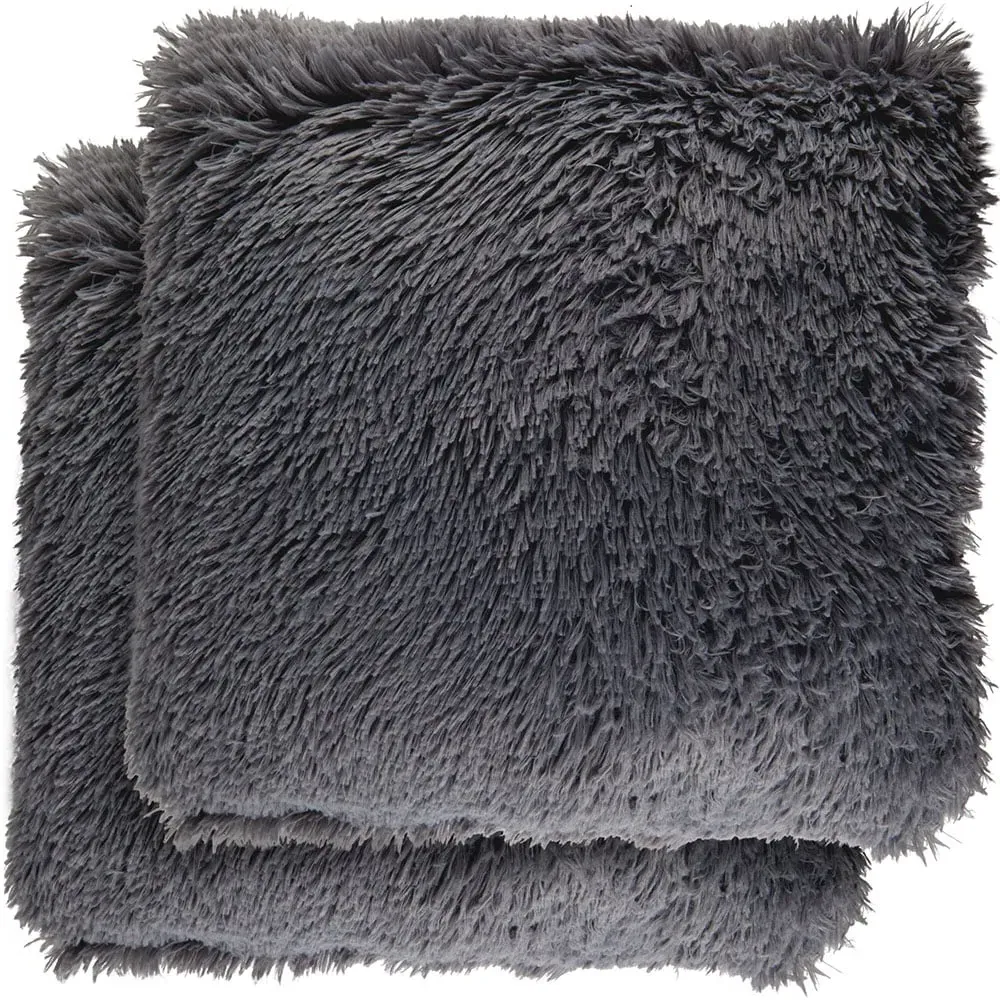 Teddy Cushion Cover - Charcoal image