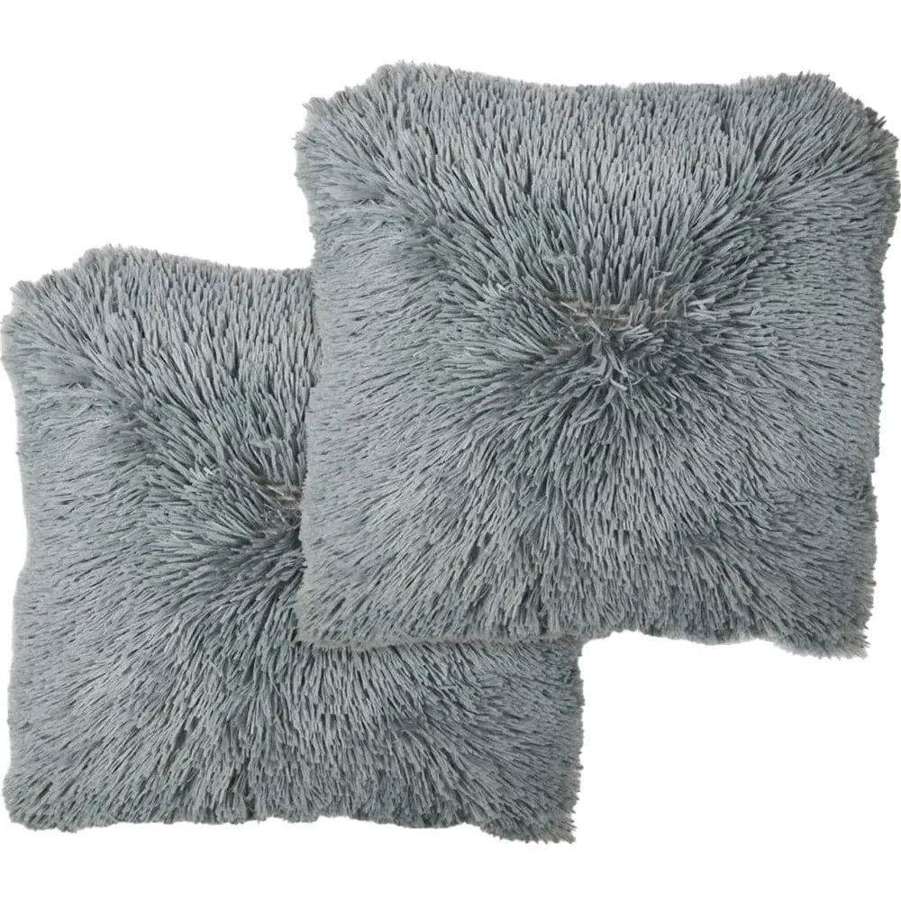 Teddy Cushion Cover - Grey