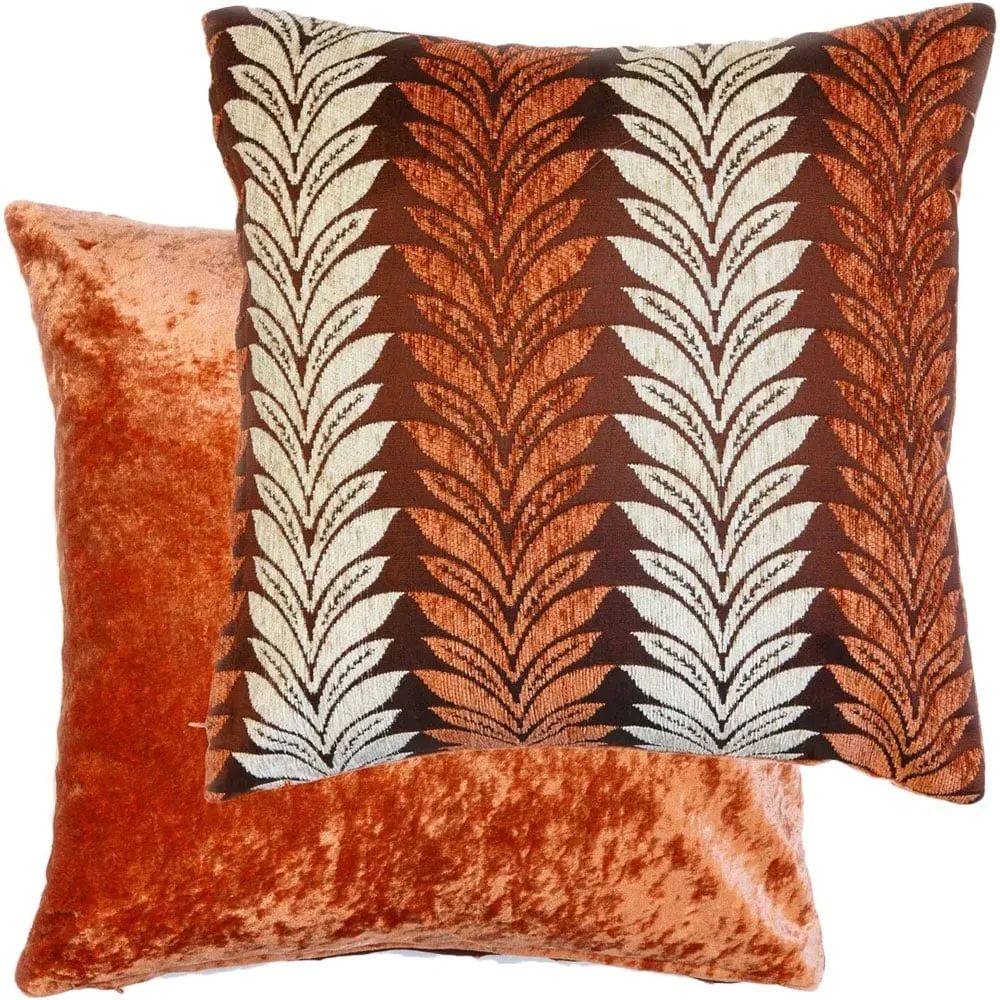 Trellis Cushion Cover - Orange