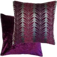 Trellis Cushion Cover - Purple