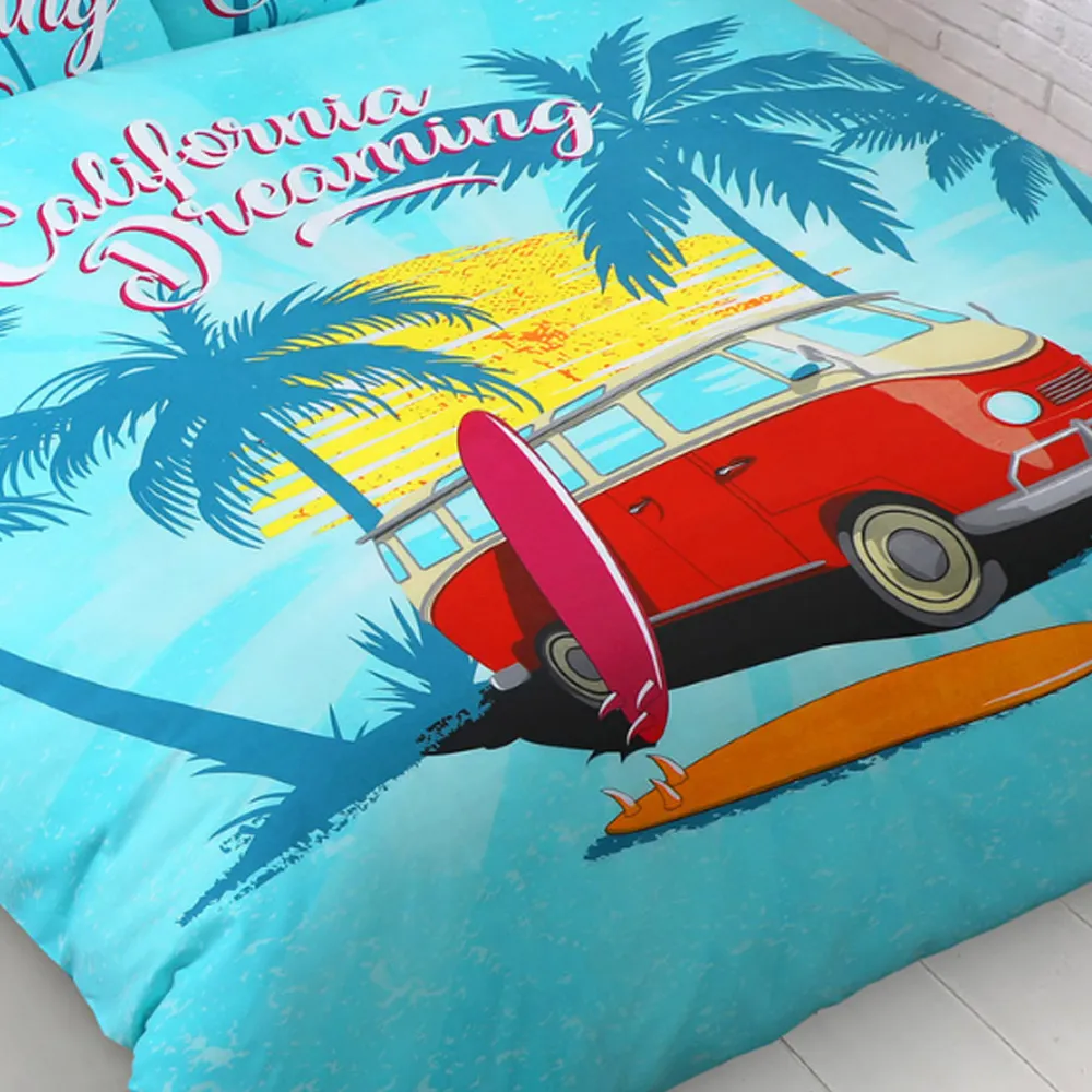 Velosso California Dreaming Single Duvet Set - Multi