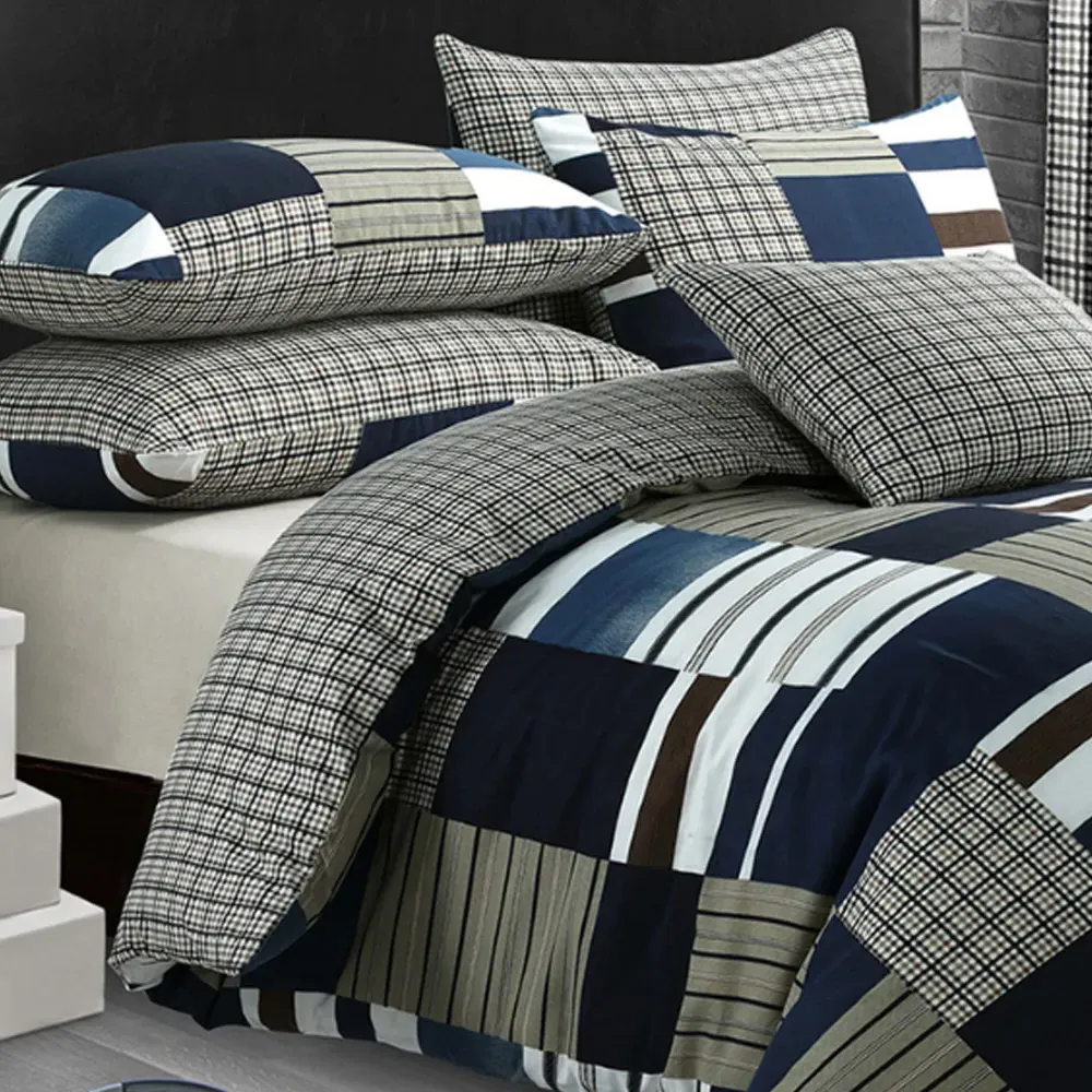 Velosso Double Duvet Set - Multi, Polycotton