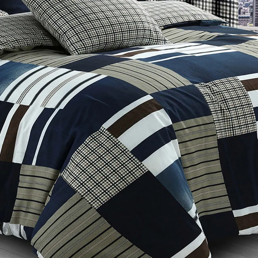 Velosso Double Duvet Set - Multi, Polycotton