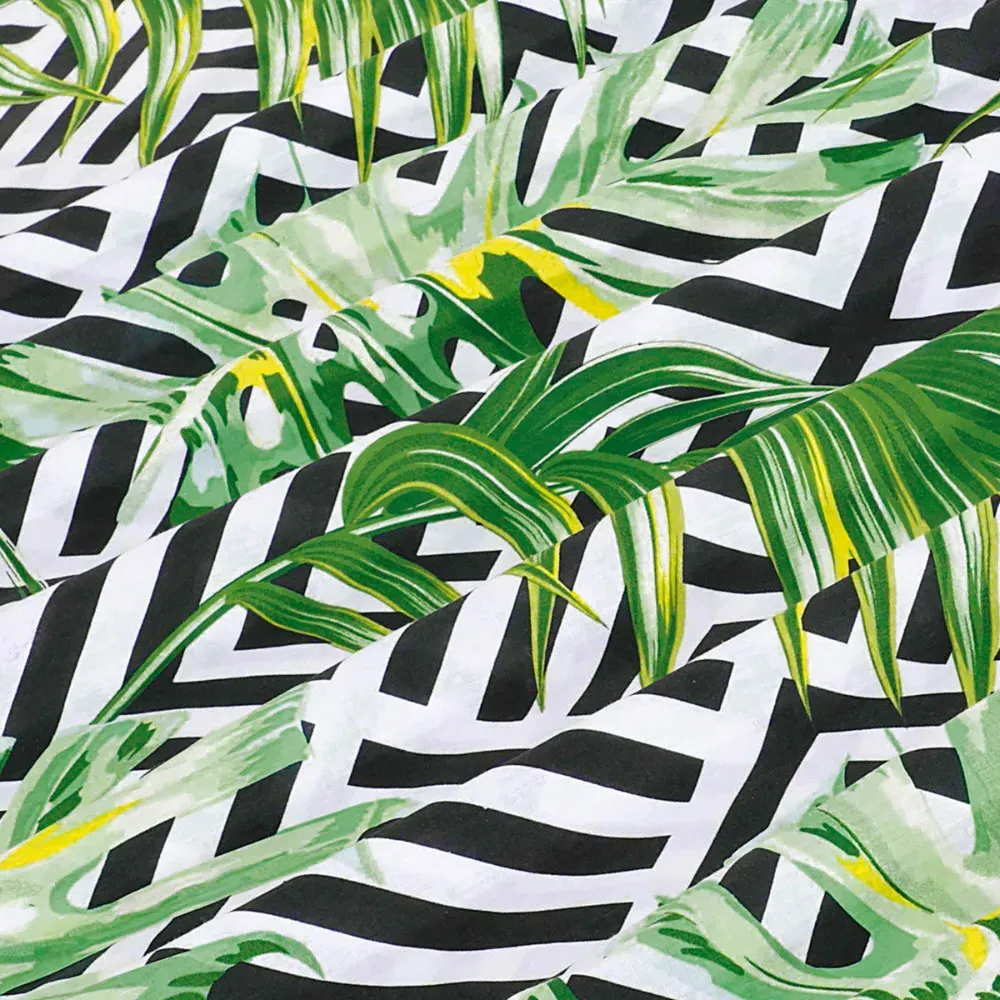 Velosso EasyCare Single Ethnic Leaf Reversible Duvet Set