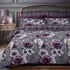 Velosso EasyCare Single Floral Reversible Duvet Set - Purple