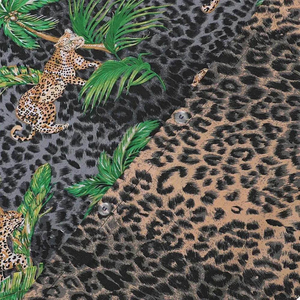 Velosso EasyCare Single Leopard Jungle Reversible Duvet Set - Multi