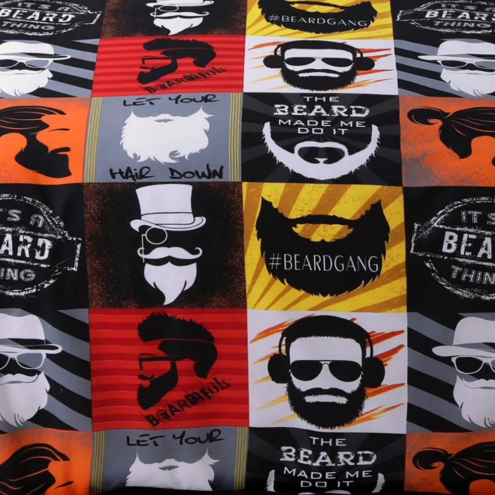 Velosso Its A Beard Thing Double Duvet Set - Multi