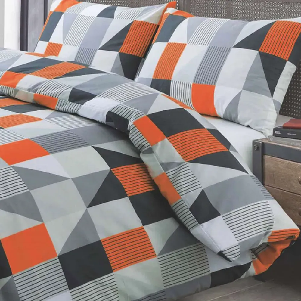 Velosso Jazz Double Duvet Set - Orange