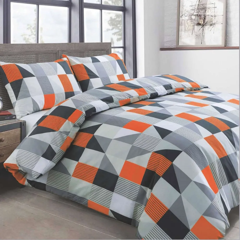 Velosso Jazz Double Duvet Set - Orange