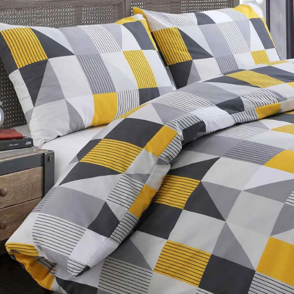 Velosso Jazz Double Duvet Set - Yellow