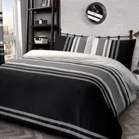 Velosso King Size Duvet Set - Black, Polycotton