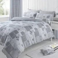 Velosso Maya Double Duvet Set - Grey
