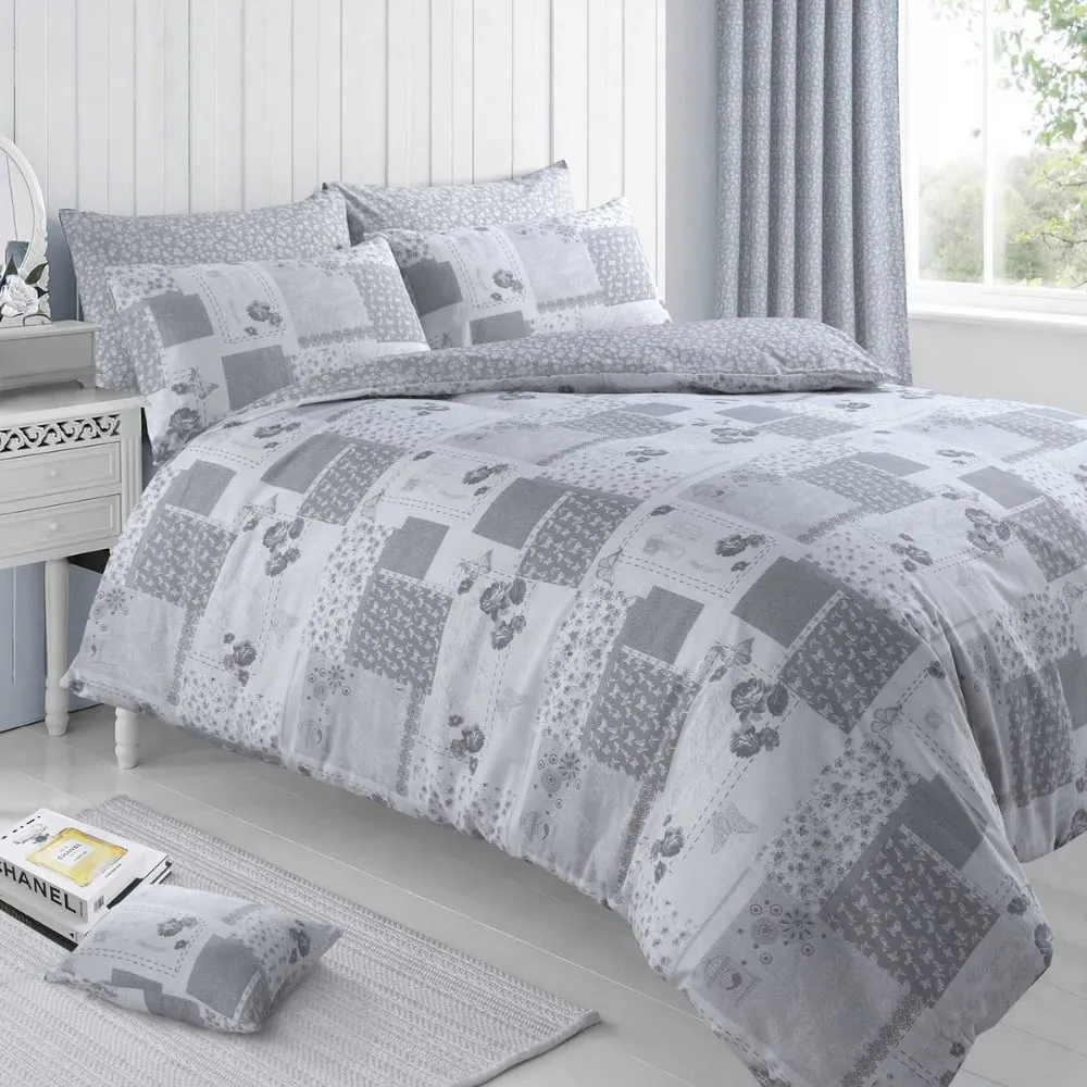 Velosso Maya King Size Duvet Set - Grey