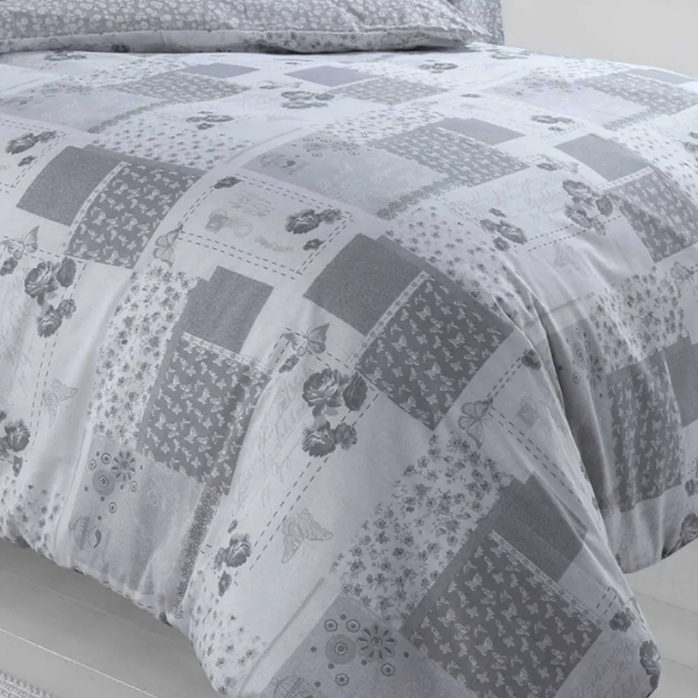 Velosso Maya Single Duvet Set - Grey